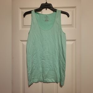 Vanity Light Green Tank Top